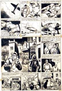 Sirius | L’Epervier Bleu Encre de chine pour la planche 35 de l’épisode L’Ennemi | Kahn et Associés