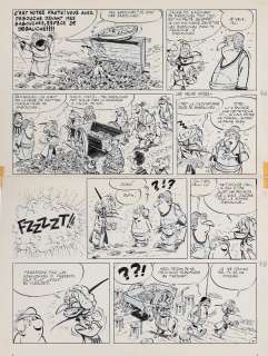 Tabary | Iznogoud, planche n°4 à l’encre de Chine, au… | AZ auction