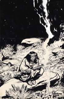 Jijé | Jerry Spring, illustration à l’encre de Chine… | AZ auction