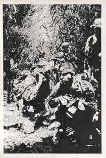 Bradstreet Tim Américain 1967 | Long Cold Dark - Série : THE PUNISHER Planche originale de la couverture du Comics… | Cornette de St Cyr