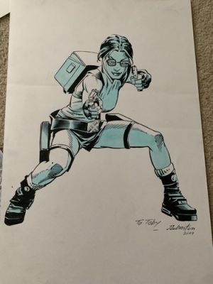 TOMB RAIDER (LARA CROFT) ORIGINAL ART BY JOE RUBINSTEIN | eBay US (Buy It Now)