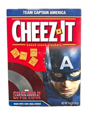 Cheez-It Captain America Civil War Team Captain America Crackers 12.4 oz | eBay US (Buy It Now)