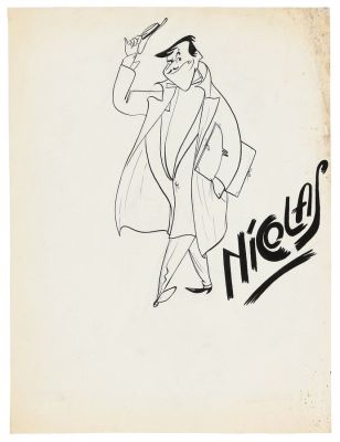 Sempé | Lot 119 - Nicolas, illustration à l’encre de Chine… | AZ auction