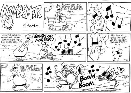 WOW – Momsemor Park Life, søndagsside | ComicArt.dk