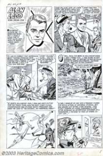 Lee Elias - Original Art for Black Cat Comics #24, pages 16 and 17 (Harvey, 1950). Hollywood scouts the world for - | Heritage