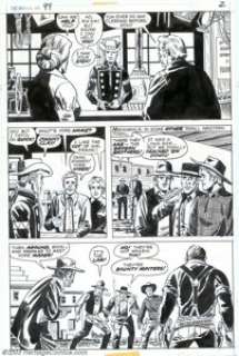 Larry Lieber and George Roussos - Original Art for Rawhide Kid #99, Group of 10 pages (Marvel, 1972). The Rawhide - | Heritage