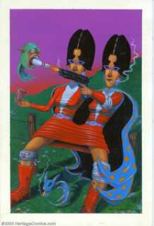 Scott Musgrove - Original Illustration (undated). Phantasmagorical painting by Scott Musgrove. Used for the back - | Heritage