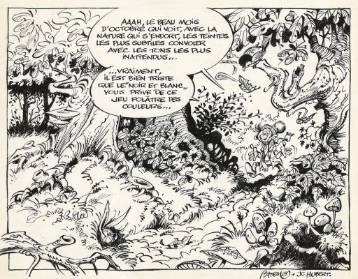 Batem | Lot 106 - Illustration à l’encre de Chine pour le mois… | AZ auction