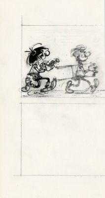 Gaston | Case préparatoire n°1 du premier strip de la… | AZ auction