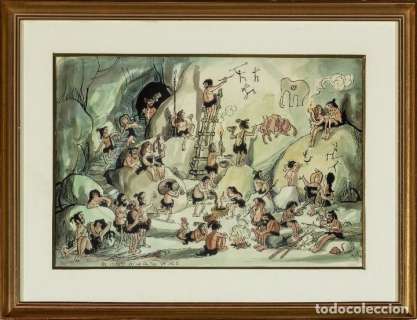 ANTONIO MINGOTE. ACUARELA ORIGINAL