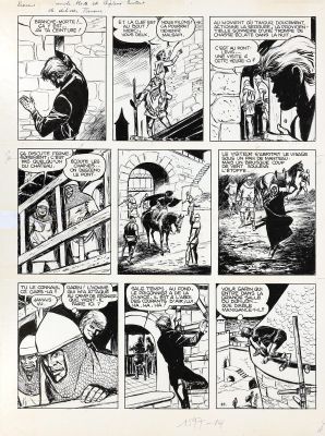 Sirius | Lot 177 - Les Timour, planche n°25 à l’encre de Chine et… | AZ auction