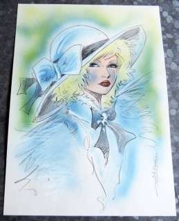 Géron, Jacques | Dessin original Ã  l’aquarelle  - (1993) | Catawiki