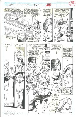Amazing Spider-Man #367 Page 19 Original Art Bingham Emberlin | East Bay Comics