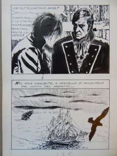 Manara, Milo | Original page (p.135)  - Il Vascello Fantasma  - (1970) | Catawiki