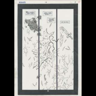 Hellblazer #66 pg 13 by Steve Dillon (d. 2016) Origin of Gabriel splash | Gallery 30 South