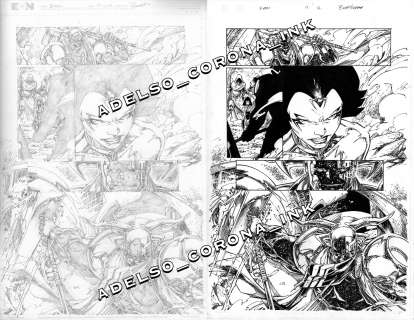 Adelso Corona - X-men #17 Page12 Pencils and Inks