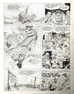 HERMANN  - Bernard Prince  - Planche 44 de l‘album Le port des fous édité au [...]