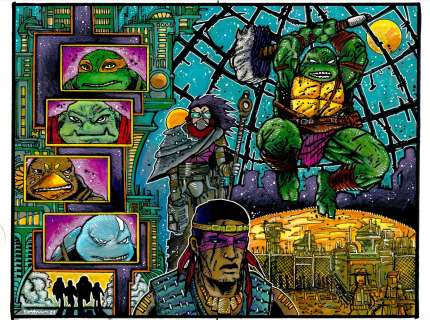 Kevin Eastman | TMNT Last Ronin Lost Years Issue 4 Wraparound Cover | Kevin Eastman