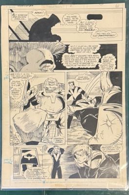 Todd McFarlane DC Comics Invasion OriginalComic art Page Issue #1 Page # 60
