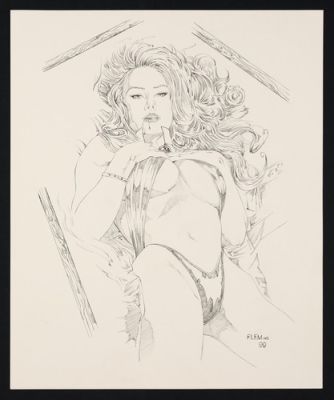 Vampirella Pinup by Thomas Fleming | eBay US (Buy It Now)