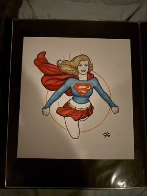 Frank Cho Original Sketch Art Pencil Ink Colored Supergirl DC Comics Large Board | eBay US (Buy It Now)