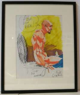 Durand Michel - Aquarelle et feutre noir réalisé pour l’organisateur de la [...] | Arthema Auction