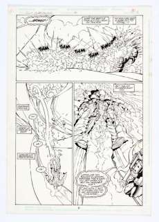 Guy Gardner Warrior 19 original artwork (1994) page 6. Mitch Byrd… | Comic Book Auctions ltd