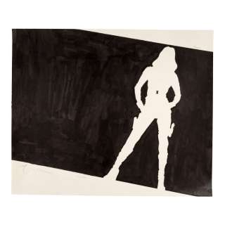 Hand-Drawn David Mack Black Widow End Credit Artwork / CAPTAIN AMERICA: THE WINTER SOLDIER (2014) | Propstore