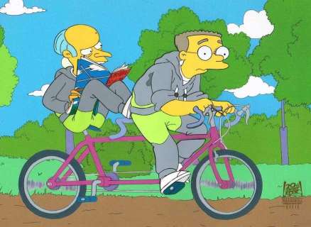 THE SIMPSONS - SET OF FIVE CELS