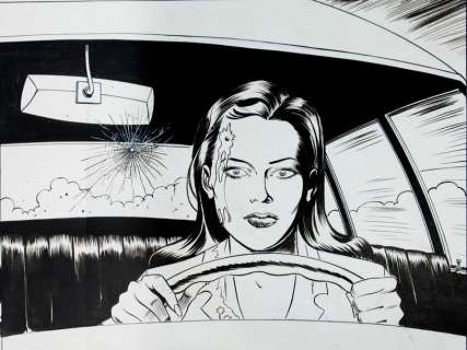 Goffaux/La fille de la Nuit. Dessin original réali… | Dagoty