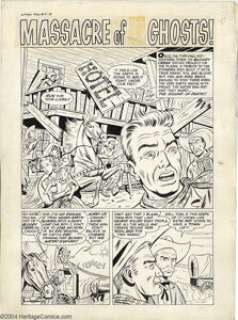 Manny Stallman - Chamber of Chills #25, Complete 5-page Story, "The Curse of Morgan Kilgane" Original - | Heritage