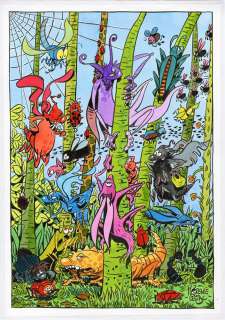 Florence Cestac - dessin original - Sauvage Nature 006