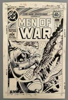 1979 Men of War #17 Cover Art, Joe Kubert | Weiss Auctions