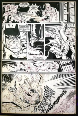 Detective Comics #590, Pg 16 Framed Original Art by Norm Breyfogle