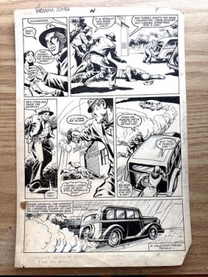 Indiana Jones David Mazzuccelli original comic book interior page art | eBay US