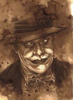 The Joker - Original Coffee Drawing By Juapi | Catawiki