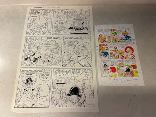 McDONALDS LAND #101 comic ART + COLOR GUIDE 1976 BIG MAC CAPT CROOK RONALD | eBay US (Buy It Now)