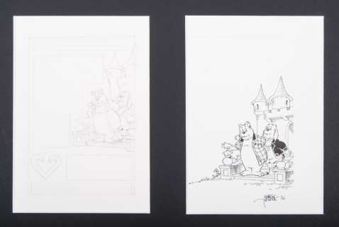 Marten Toonder - original drawing Concordia | Zwiggelaar Auctions
