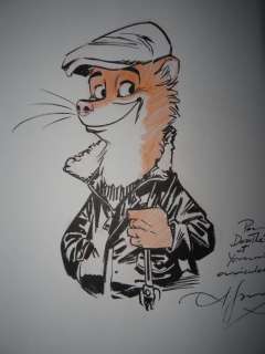 Guarnido, Juanjo - Dessin original en couleur - Blacksad - Weekly | Catawiki