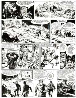 René Follet | Valhardi, Le naufrageur aux yeux vides, planche originale… | Septimus