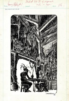 Bernie Wrightson - Tales From the House of Mystery #1 Paperback Detailed Illustration ‘You Only Die Once!‘ (1972)