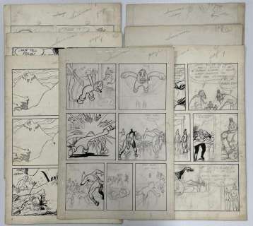 Frank Frazetta The Snowman (7) Pages | Weiss Auctions