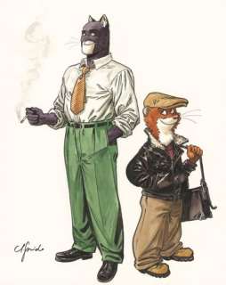 GUARNIDO - Lot 76 - JUANJO GUARNIDO BLACKSAD, Dargaud Illustration originale réalisée en 2019. Signée....