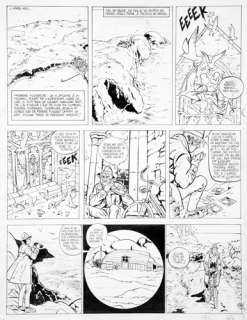 Dodier | Jérome K. Jérome Bloche, planche n°19 Ã  l’encr… | Banque Dessinée