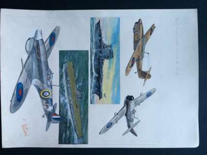 Funcken, Liliane & Fred - Illustration originale Ã  la gouache - "Les Uniformes & Armes - Guerre 1939-45" - (1974) | Catawiki