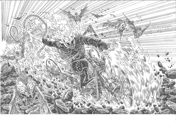 James Stokoe | Ghost Rider Illustration | Marley Zarcone / James Stokoe