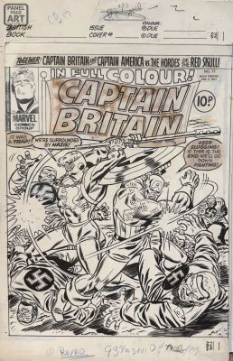 Ron Wilson - Captain Britain 17 Cover