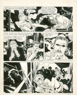 José Muñoz | Munoz planche originale Alack Sinner ’ Le cas Fillmore ’ | 2DGalleries