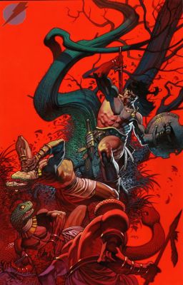 Chris Stevens | Conan: Scourge of the Serpent Issue 1 Page Cover | Felix Comic Art