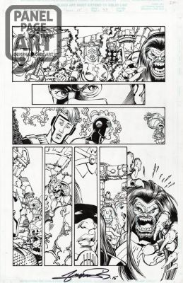George Perez | Avengers 25 Page 33 | Panel Page Art